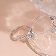 3.00CT Oval Moissanite  Diamond Engagement Ring Solitaire Wedding Ring 1st Anniversary Ring Gift Simple Oval Diamond Ring for Proposal Oval Brilliant