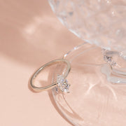 1.00CT Marquise Moissanite Diamond Engagement Ring, Marquise Moissanite Solitaire Engagement Ring, Wedding Ring, Anniversary Ring.