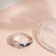 1 CT Marquise Moissanite East to West Engagement Ring, Classic Petite Pave Wedding Ring, Anniversary Gift Ring, Handmade Ring for Women.