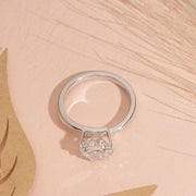 3.00CT Oval Moissanite  Diamond Engagement Ring Solitaire Wedding Ring 1st Anniversary Ring Gift Simple Oval Diamond Ring for Proposal Oval Brilliant