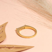 1.00ct Baguette Lab Grown Diamond Minimal  Engagement Ring | E-F Color | Custom Gold |