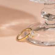 1.67tct Pear Lab Diamond Toi et Moi Engagement Ring | IGI Certified | Custom Gold
