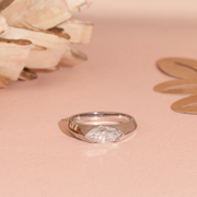 1ct Marquise Lab Diamond East-West Solitaire Ring | IGI Certified |