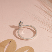 1.00ct Marquise Lab Grown Diamond Solitaire Ring | D-E-F, VVS-VS Clarity | IGI Certified | Custom Gold