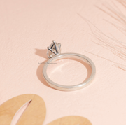 1.00ct Pear Lab Grown Diamond Solitaire Ring | D-E-F, VVS-VS Clarity | IGI Certified | Custom Gold