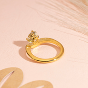 2.00ct Oval Lab Grown Diamond Engagement Ring | D-E-F Color, VVS-VS, Clarity | IGI Certified