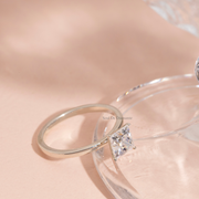 1.00ct Princess Lab Grown Diamond Solitaire Ring | D-E-F, VVS-VS Clarity | IGI Certified | Custom Gold