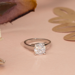2.00ct Round Lab Diamond Iconic Claw Solitaire Engagement Ring | IGI Certified | Custom Gold |