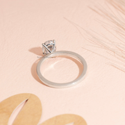 1.00ct Oval Lab Grown Diamond Solitaire Ring | D-E-F, VVS-VS Clarity | IGI Certified | Custom Gold