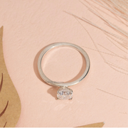 1.00ct Cushion Lab Grown Diamond Solitaire Ring | D-E-F, VVS-VS Clarity | IGI Certified | Custom Gold