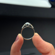 2.00 CT Marquise Moissanite Diamond Engagement Ring, Slim Band Diamond Style Ring.