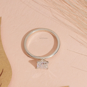 1.00ct Princess Lab Grown Diamond Solitaire Ring | D-E-F, VVS-VS Clarity | IGI Certified | Custom Gold