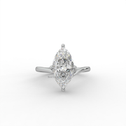 2.30ct Marquise Diamond 4 Prongs Iconic Solitaire Engagement Ring | IGI Certified | Custom Gold |