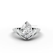 2.00ct Oval Lab Grown Diamond Engagement Ring | D-E-F Color, VVS-VS, Clarity | IGI Certified