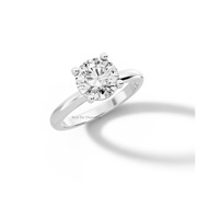 1.00ct Round Lab Grown Diamond Solitaire Ring | D-E-F, VVS-VS Clarity | IGI Certified | Custom Gold