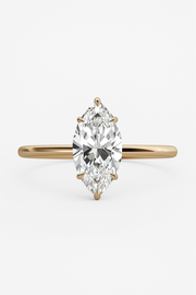 2.00tcw Marquise Lab-Grown Diamond Engagement Ring | Solitaire Band | IGI Certified | Custom Gold