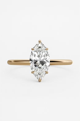 2.00tcw Marquise Lab-Grown Diamond Engagement Ring | Solitaire Band | IGI Certified | Custom Gold