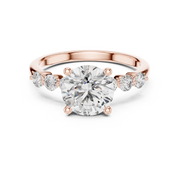 ROUND 1.89 tcw Lab Diamond Brilliance Engagement or Valentine Ring | IGI Certified D-E-F VVS-VS