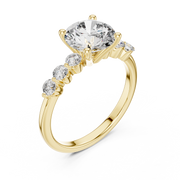 ROUND 1.89 tcw Lab Diamond Brilliance Engagement or Valentine Ring | IGI Certified D-E-F VVS-VS