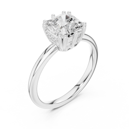 2.036ct Radiant Lab Diamond Solitaire Engagement Ring | IGI Certified | DEF VVS–VS | Custom Gold