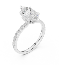 1.90tcw Marquise Lab Grown Diamond Hidden Halo Engagement Ring | IGI Certified | Ethical & Custom