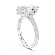 3.28tcw Marquise Lab Grown Diamond Classic Halo Engagement Ring | IGI Certified | Ethical & Custom