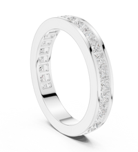 Princess Cut Lab Grown Diamond Eternity, EF Color, VS Clarity, IGI Certified Ring