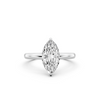 1.00ct Marquise Lab Grown Diamond Solitaire Ring | D-E-F, VVS-VS Clarity | IGI Certified | Custom Gold