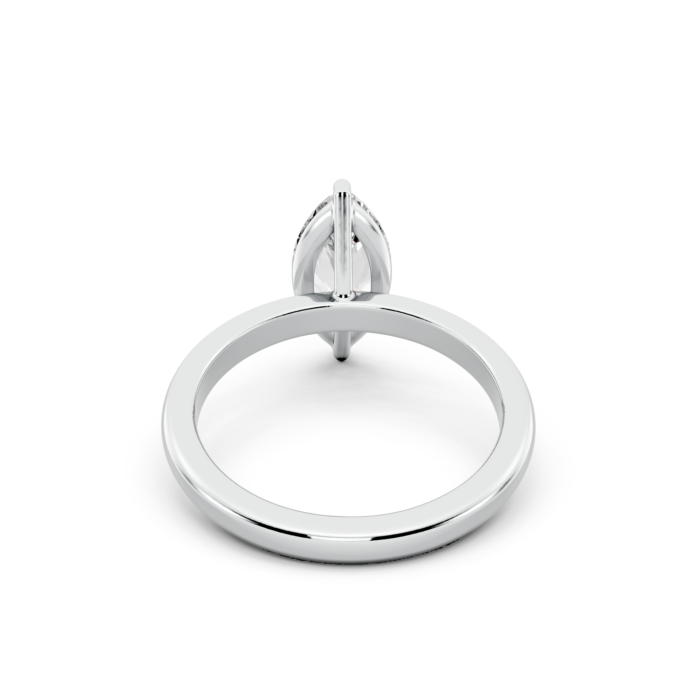 1.00ct Marquise Lab Grown Diamond Solitaire Ring | D-E-F, VVS-VS Clarity | IGI Certified | Custom Gold