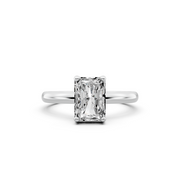 1.00ct Radiant Lab Grown Diamond Solitaire Ring | D-E-F, VVS-VS Clarity | IGI Certified | Custom Gold