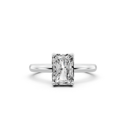 1.00ct Radiant Lab Grown Diamond Solitaire Ring | D-E-F, VVS-VS Clarity | IGI Certified | Custom Gold