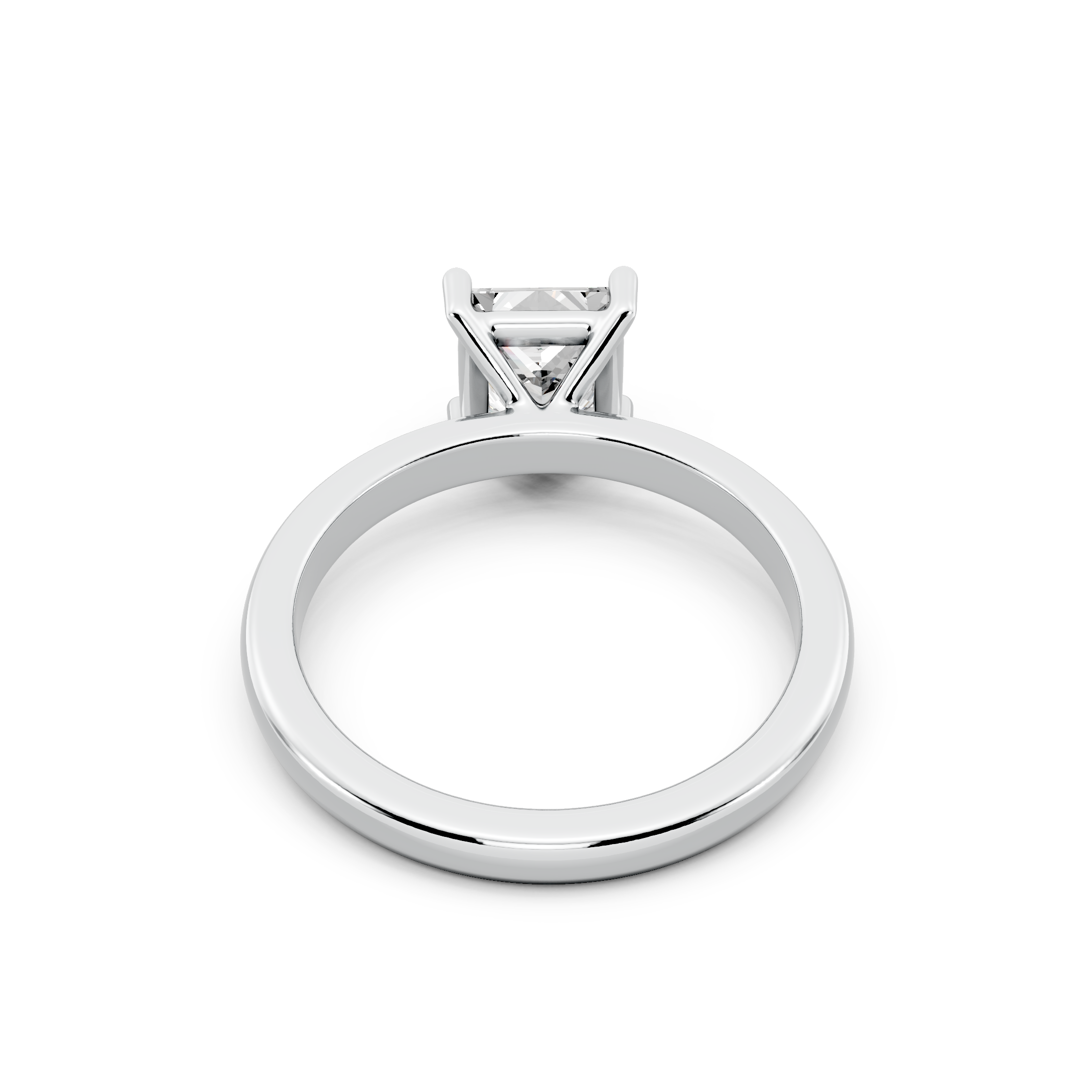 1.00ct Princess Lab Grown Diamond Solitaire Ring | D-E-F, VVS-VS Clarity | IGI Certified | Custom Gold