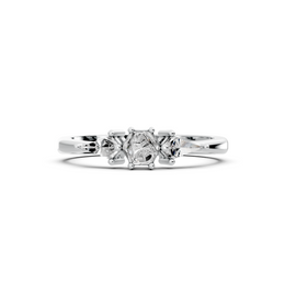 Hexagon & Kite Custom-cut Lab Grown Diamond Unique Engagement Ring | Custom Gold |
