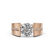 Round 2.09tct Men’s Tension Lab Grown Diamond Ring | IGI Certified | White Gold Design