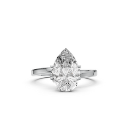 2.50ct PEAR Lab Diamond Iconic Claw Solitaire Engagement Ring | IGI Certified | Custom Gold |