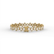 9.00 tct Pear Lab Created Diamond Tennis Bracelet, E-F Color, VS Clarity, IGI Certificate