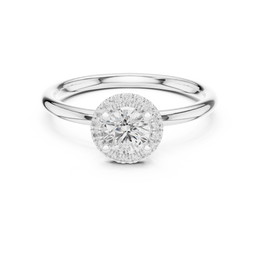 1.50tcw Round Lab Grown Diamond Halo Engagement Ring | 1.25ct Center | IGI Certified