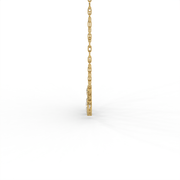 Heart 2.50tcw Lab Diamond Station Chain Necklace | IGI Certified | E-F, VS | Custom Gold