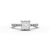 1.35ct Princess Lab Grown Diamond Engagement Ring | Hidden Halo | IGI Certified