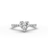 1.35ct Heart Lab Grown Diamond Engagement Ring | Hidden Halo | IGI Certified