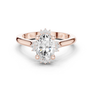 1.57tcw OVAL Lab Grown Diamond Vintage Halo Engagement Ring | | IGI Certified
