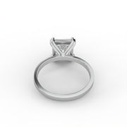 3.55tcw Princess Lab Grown Diamond Double Prong With Channel Pave Set Engagement Ring  | IGI Certified |