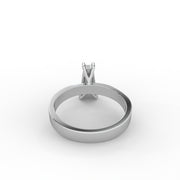 2.00tcw Custom Baguette & Baguette Straight Lab Grown Diamond With Channel Set Band Engagement Ring  | IGI Certified |