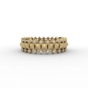 Round Lab Grown Diamond Wedding Ring, Eternity Diamond Band | IGI Certified |
