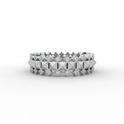 Round Lab Grown Diamond Wedding Ring, Eternity Diamond Band | IGI Certified |