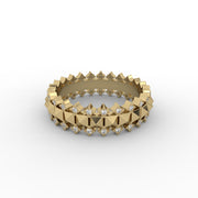 Round Lab Grown Diamond Wedding Ring, Eternity Diamond Band | IGI Certified |