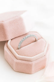 0.25ct Round Lab Diamond Wedding Band | Channel Style | IGI Certified | D-E-F VVS–VS Clarity