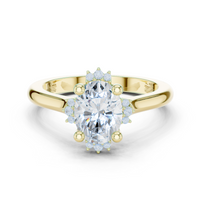 1.57tcw OVAL Lab Grown Diamond Vintage Halo Engagement Ring | | IGI Certified