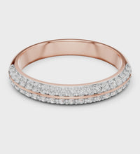 ROUND Lab Diamond Half Eternity Engagement Classic Band