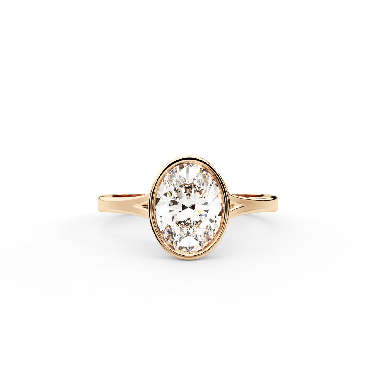 1ct Oval Lab Diamond Cathedral Bezel Engagement Ring | IGI Certified | D-E-F VVS–VS | Custom Gold73tct Hexagon Unique  Lab Grown Diamond Engagement Ring | D-E-F Color| VVS–VS Clarity|